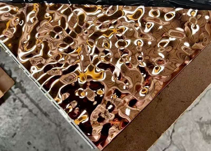 Stainless Steel Water Ripple Decorative Sheet
