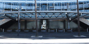 Stainless steel and glass entrance canopy at The Star in Sydney