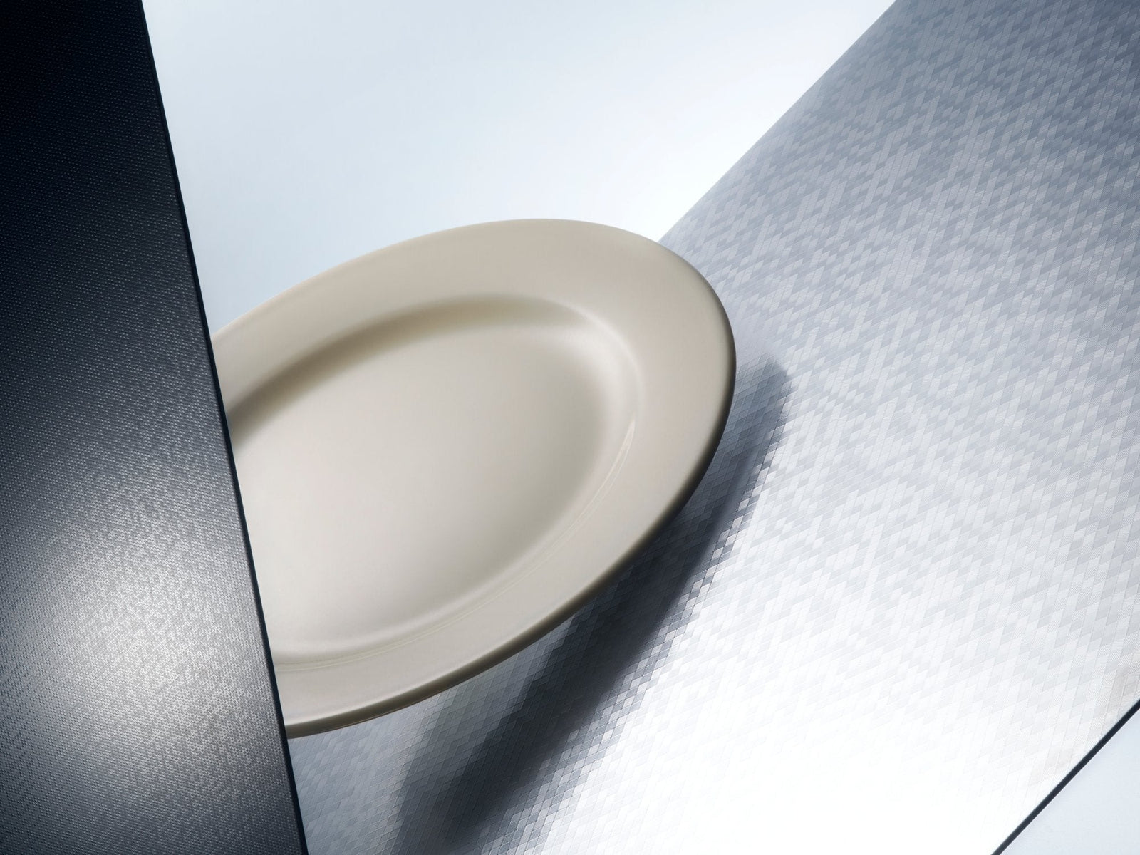 Textured stainless steel surface developed for high-contact architectural applications
