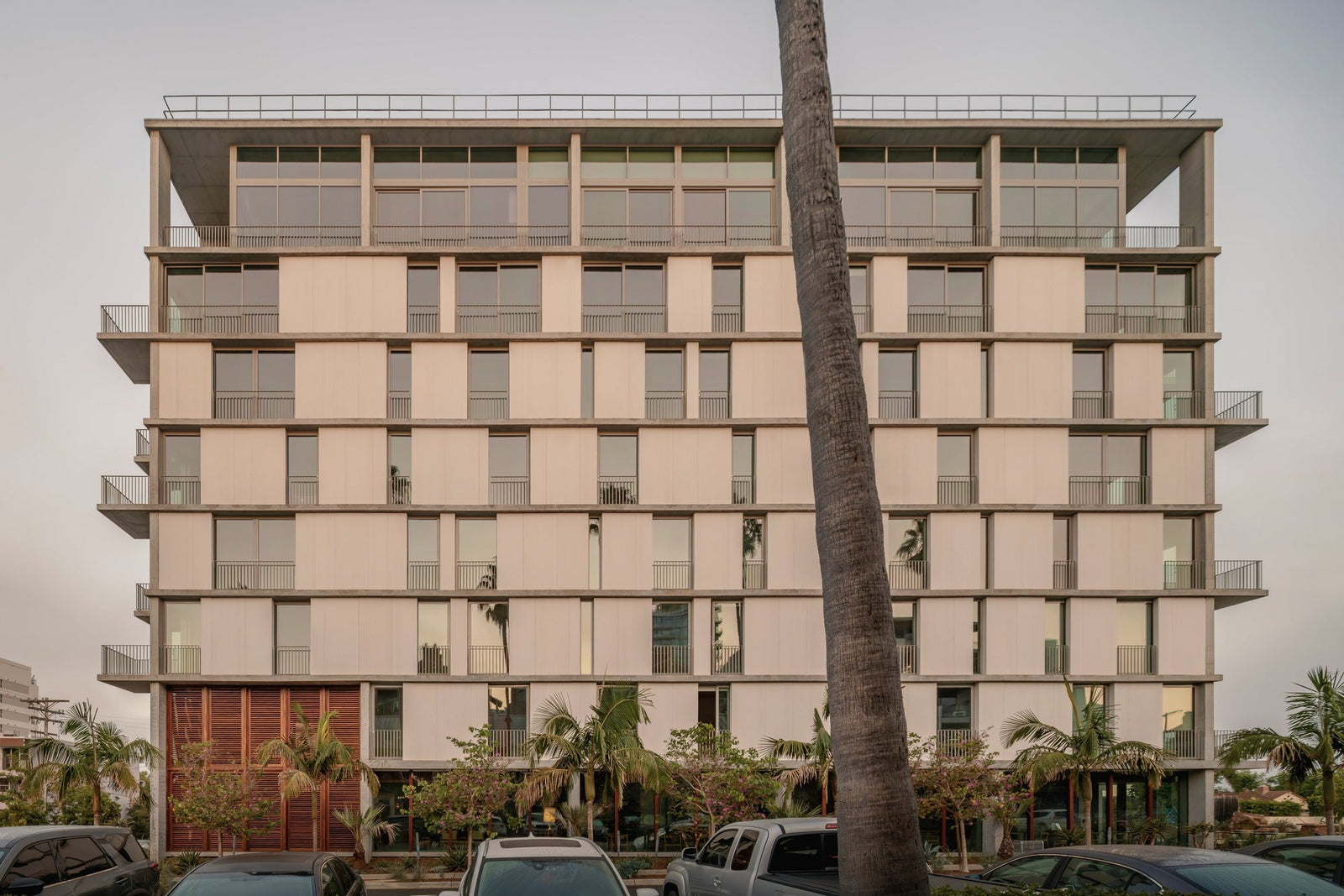 KAYA Building facade with panelled exterior expression