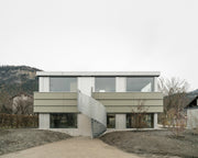 Caloz Bramois House with its direct metal-and-concrete exterior palette