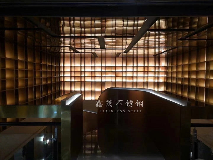 Wuyue Hotel Nantong: Stainless Steel Interiors from Screens to Ceilings