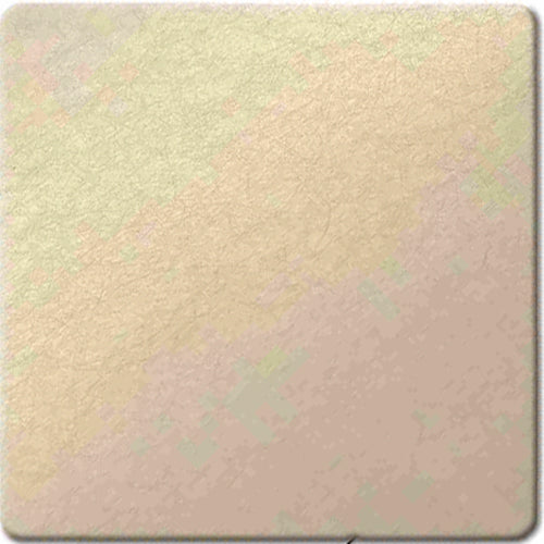 Deep tea-gold matte color with random patterns