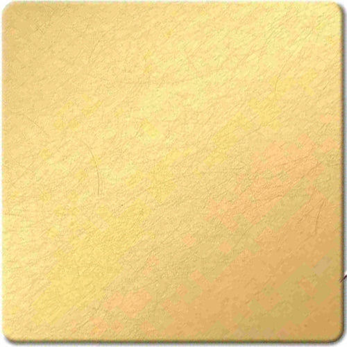 Matte brass gold with random