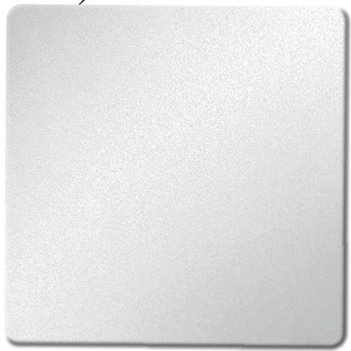 Sandblasted moon white matte color