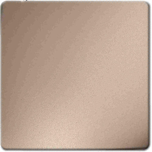 Sandblasted tea colored matte finish