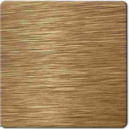 Satin brass gold matte finish