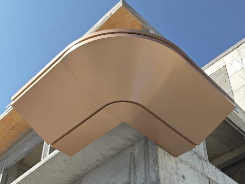 Formed Stainless Steel Panels — construction schematic