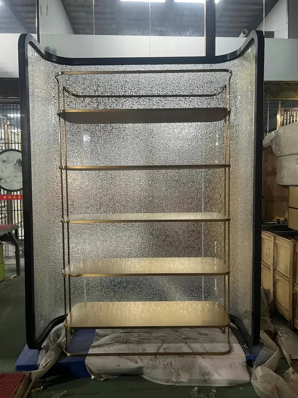 Hotel lobby application of Custom Decorative stainless steel Screen Systems