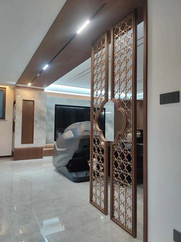 Additional design option of oriental grille steel screen options