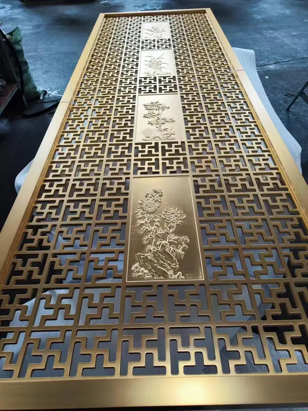 Custom Decorative Stainless Steel & Aluminum Screens in Geometric Patterns