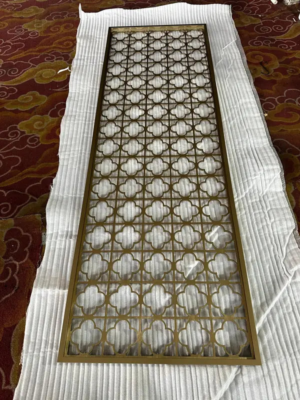 Framed panel view of Custom Decorative stainless steel Pattern Screens
