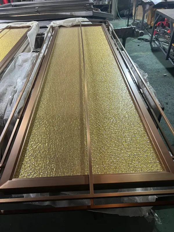 Close detail of Custom Decorative stainless steel Screen Systems