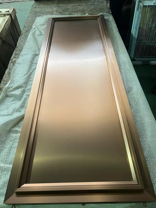 Overall view of Bronze Feature Infill stainless steel Screen options