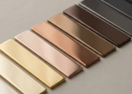 Stainless Steel PVD Color Sample Strips