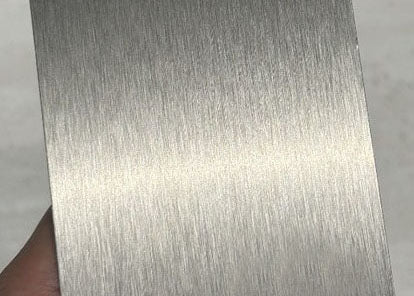 Stainless Steel Satin Brushed Finish Sample