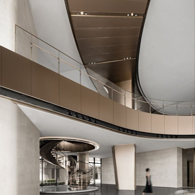 Architectural stainless steel ceiling system