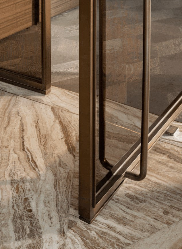 xinmaometal-bronze-stainless-steel-mesh-partition-frame-detail