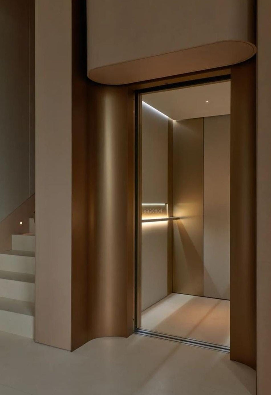 xinmaometal-bronze-stainless-steel-wall-cladding-elevator-entrance