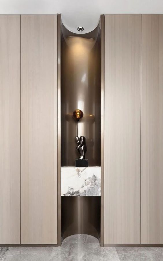 xinmaometal-bronze-stainless-steel-wall-niche-residential-interior