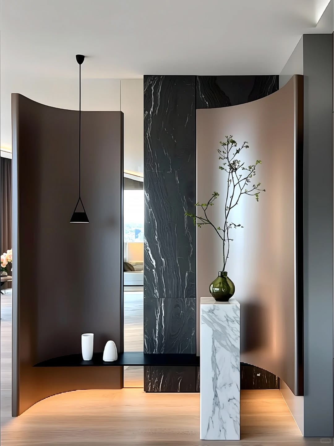 xinmaometal-bronze-stainless-steel-wall-panel-residential-entry