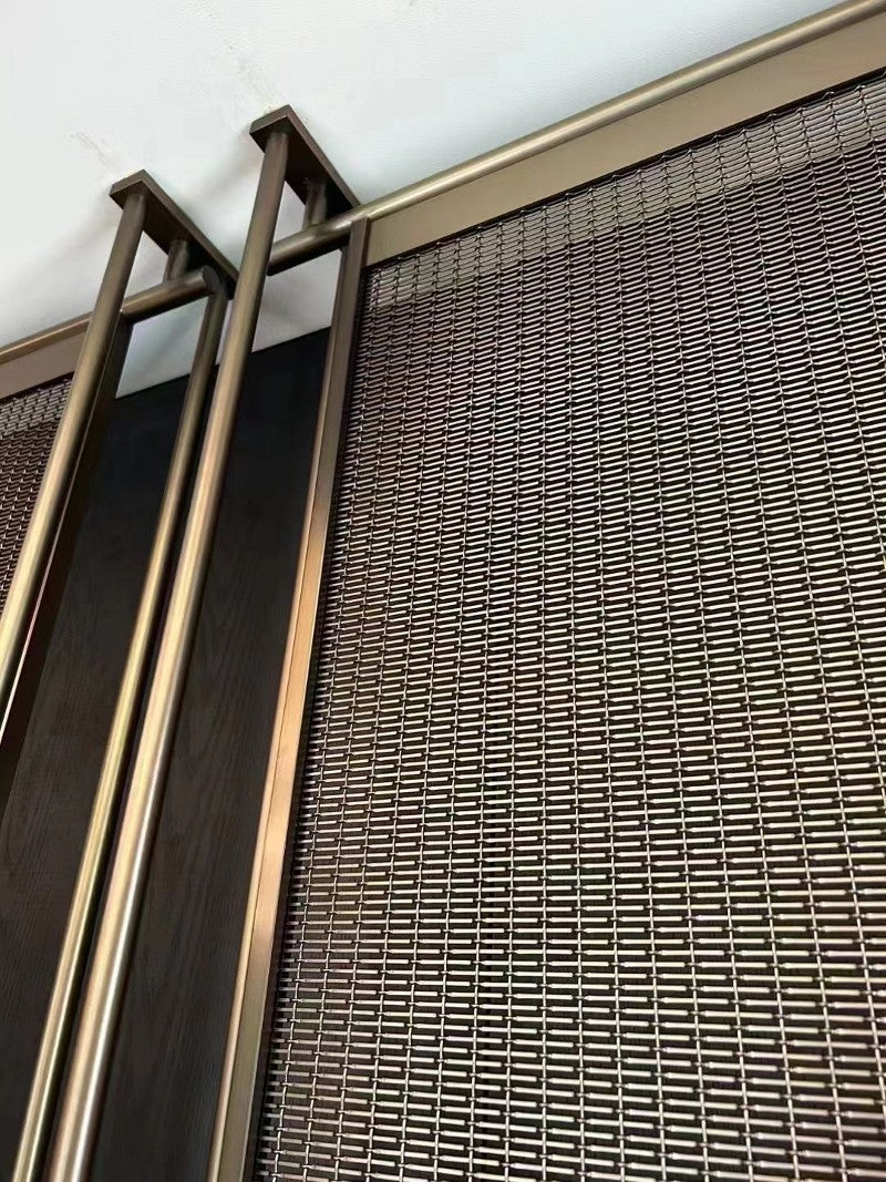 xinmaometal-bronze-stainless-steel-woven-mesh-screen-detail