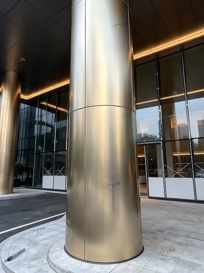 xinmaometal-champagne-gold-stainless-steel-column-lobby