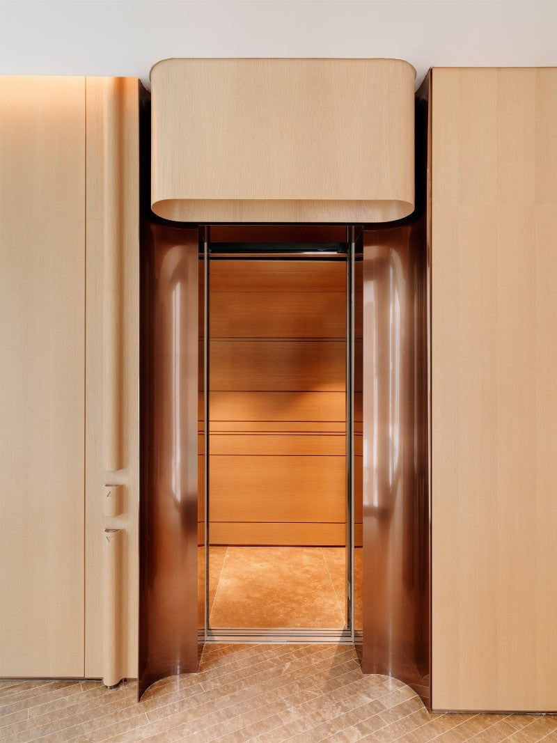 xinmaometal-copper-gloss-stainless-steel-elevator-lobby