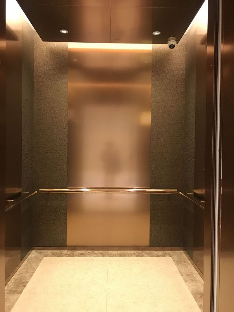 Custom Stainless Steel Elevator Cabin Interiors