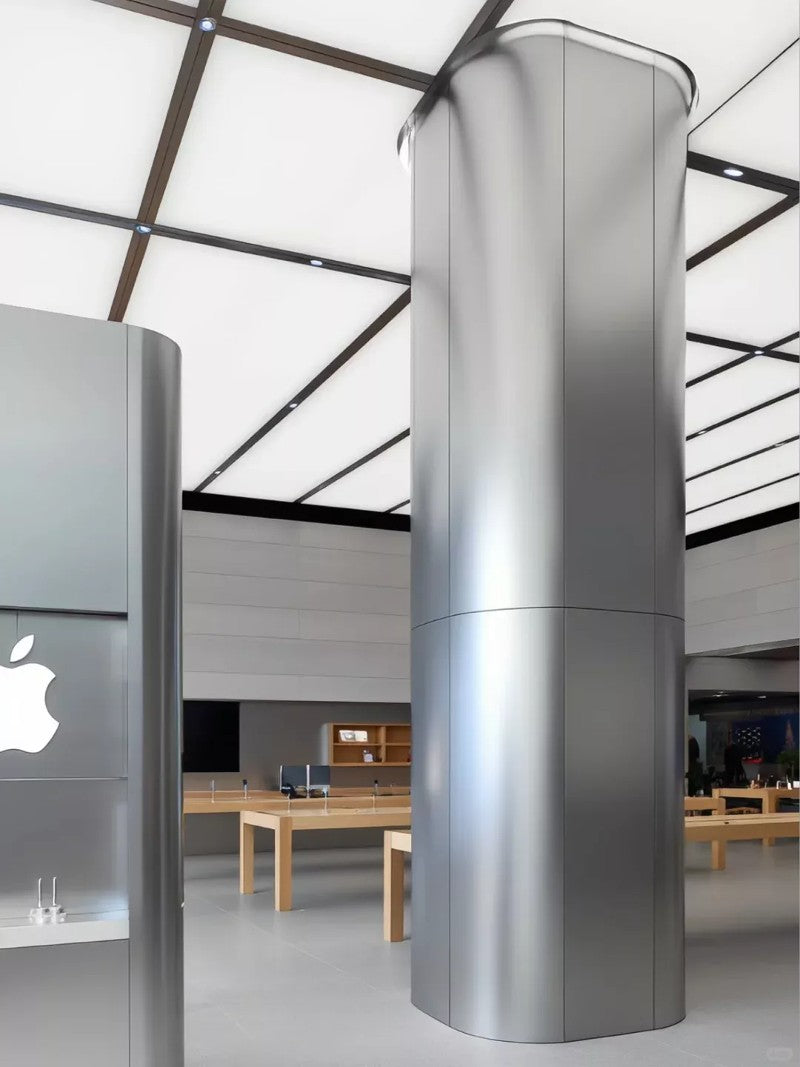 xinmaometal-silver-satin-stainless-steel-column-retail-display