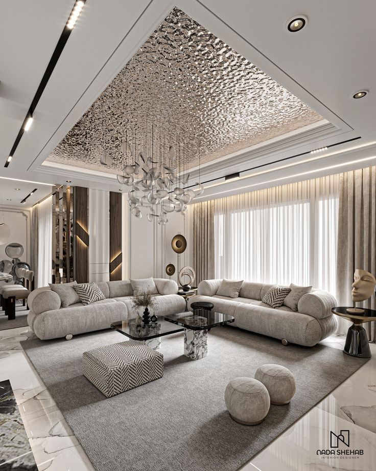 xinmaometal-silver-water-ripple-stainless-steel-ceiling-living-room
