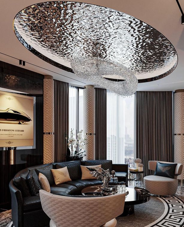 xinmaometal-silver-water-ripple-stainless-steel-ceiling-luxury-living-room