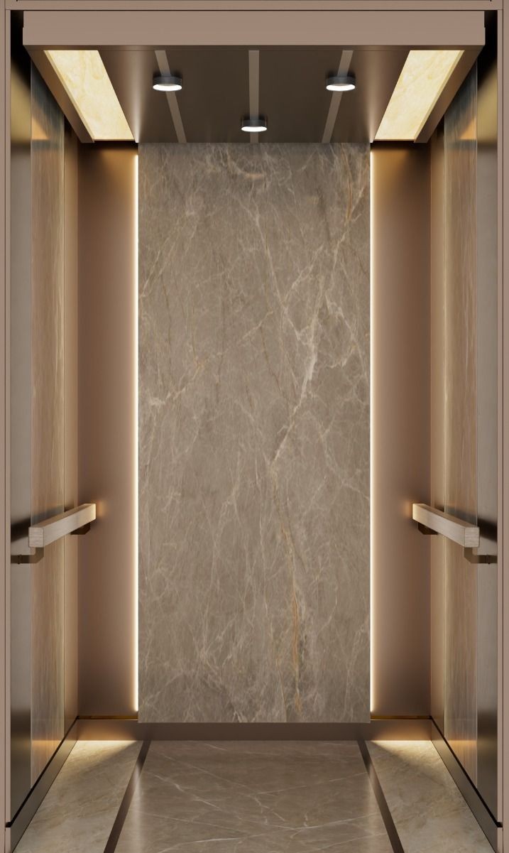 xinmaometal-warm-bronze-stainless-steel-elevator-cabin-marble