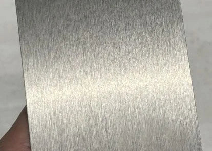 Satin brushed stainless steel finish reference